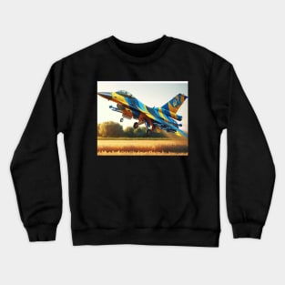 Ukrainian F-16 Crewneck Sweatshirt